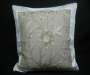 Crewel Pillow Danzdar design on Natural Linen Fabric